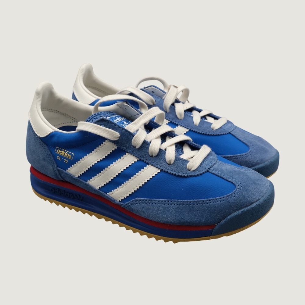 Adidas SL 72 Sneakers Mens Blue Suede Retro Track 6 JI3088